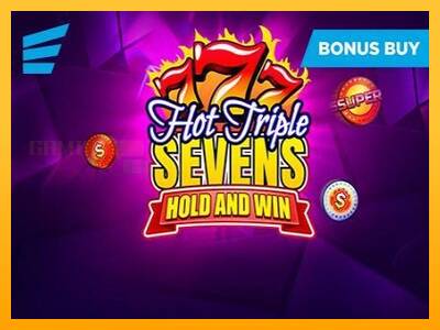 Hot Triple Sevens Hold & Win игрална машина за пари