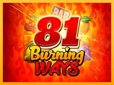 81 Burning Ways игрална машина за пари