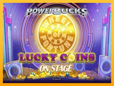 PowerBucks Wheel of Fortune Lucky Coins On Stage игрална машина за пари