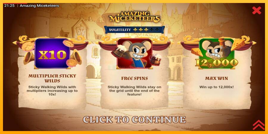 Amazing Miceketeers игрална машина за пари, снимка 1