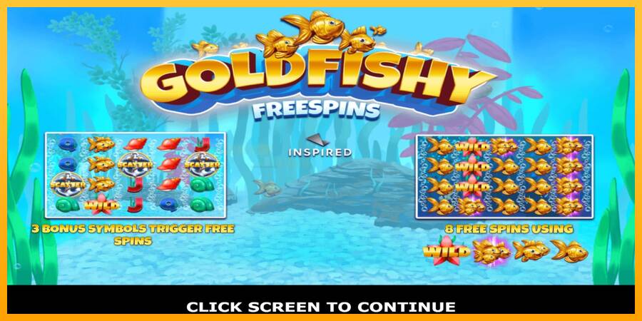 Gold Fishy Free Spins игрална машина за пари, снимка 1