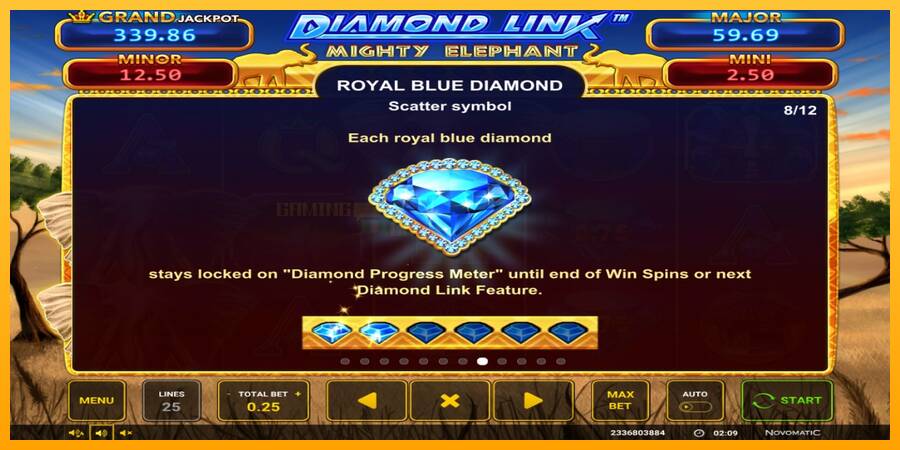 Diamond Link: Mighty Elephant игрална машина за пари, снимка 6