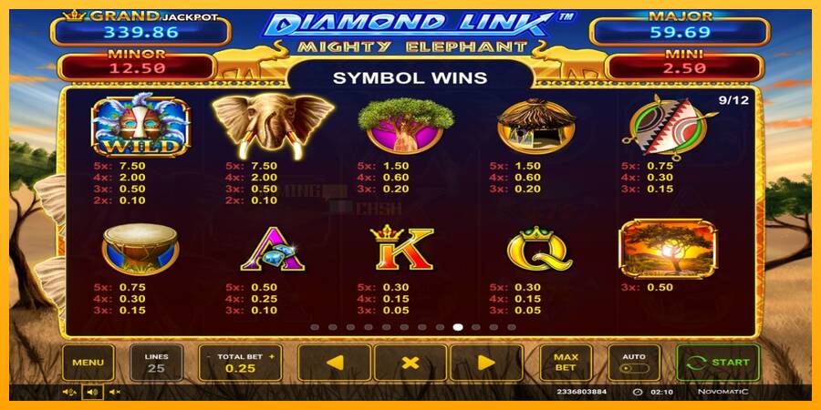 Diamond Link: Mighty Elephant игрална машина за пари, снимка 7