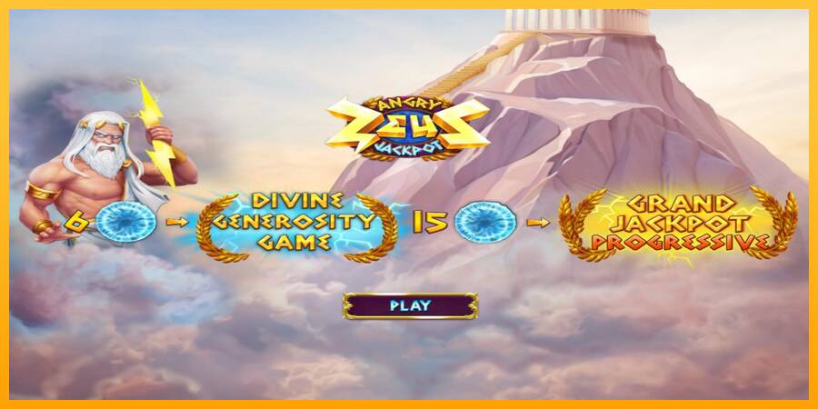 Angry Zeus Jackpot игрална машина за пари, снимка 1