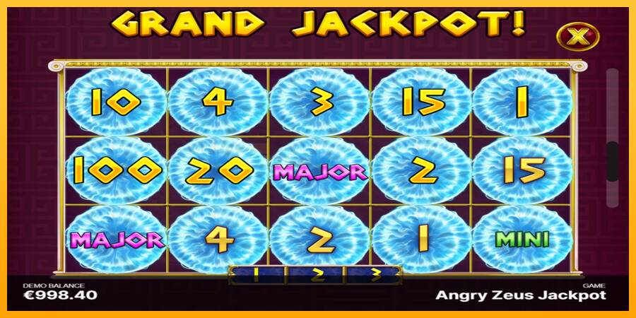 Angry Zeus Jackpot игрална машина за пари, снимка 7