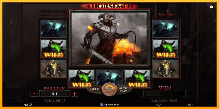 4 Horsemen игрална машина за пари, снимка 2