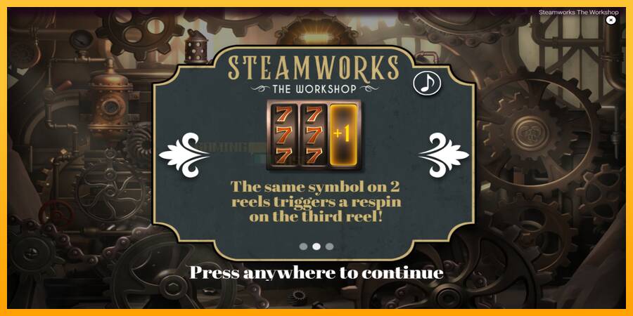 Steamworks - The Workshop игрална машина за пари, снимка 1