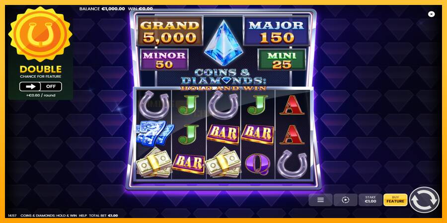 Coins & Diamonds: Hold and Win игрална машина за пари, снимка 2