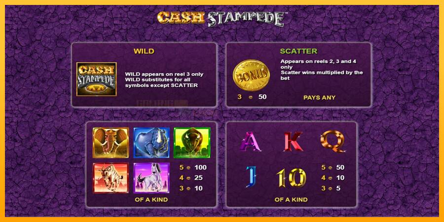 Cash Stampede игрална машина за пари, снимка 2