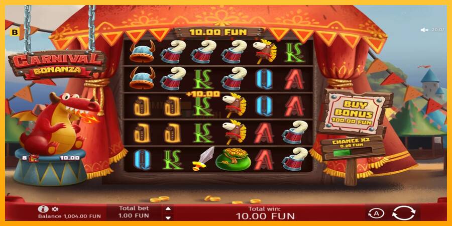 Carnival Bonanza игрална машина за пари, снимка 2