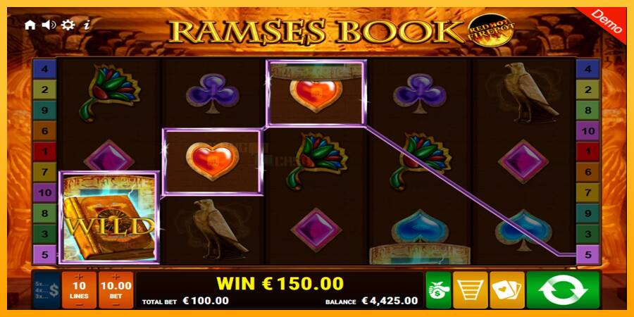 Ramses Book Red Hot Firepot игрална машина за пари, снимка 3