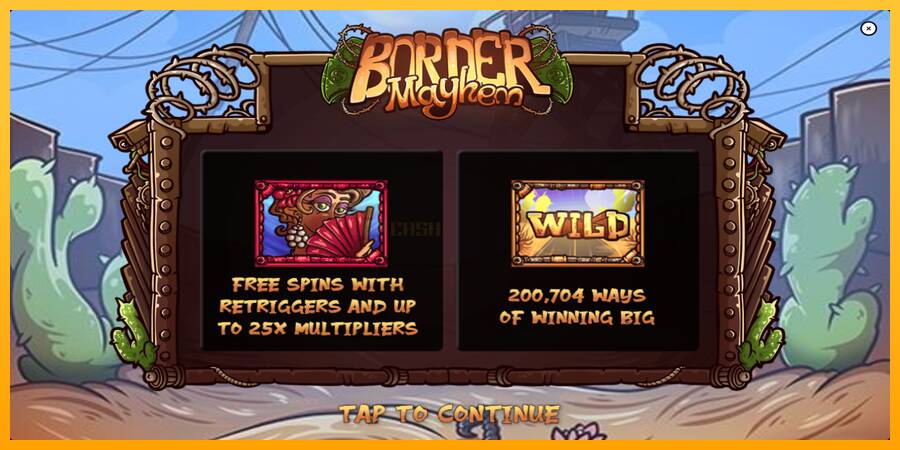 Border Mayhem игрална машина за пари, снимка 1