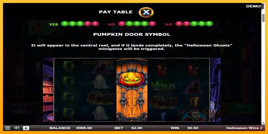 Halloween Wins 2 игрална машина за пари, снимка 5