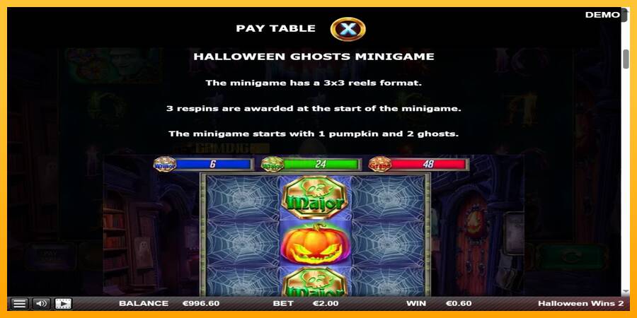 Halloween Wins 2 игрална машина за пари, снимка 6