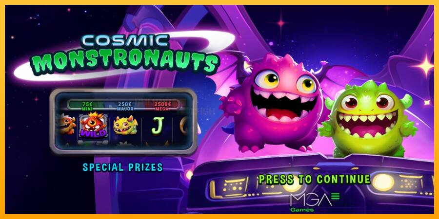 Cosmic Monstronauts игрална машина за пари, снимка 1