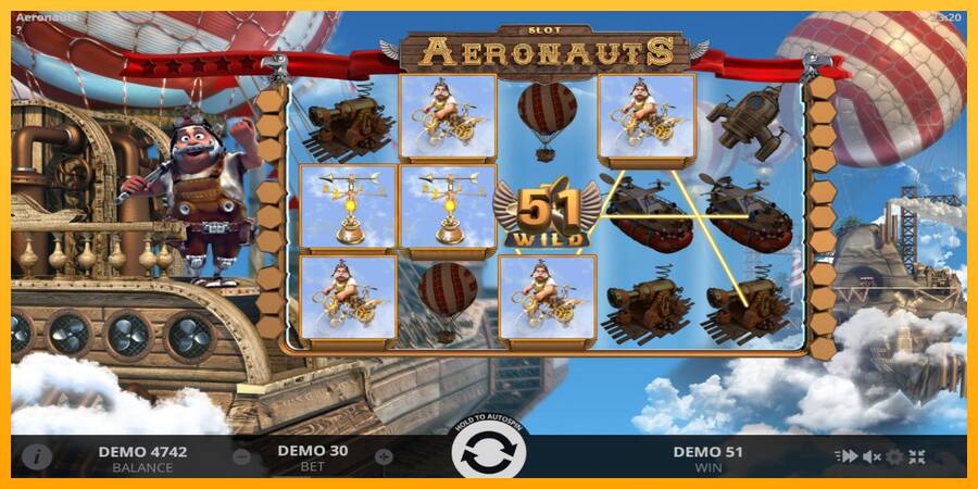 Aeronauts игрална машина за пари, снимка 3