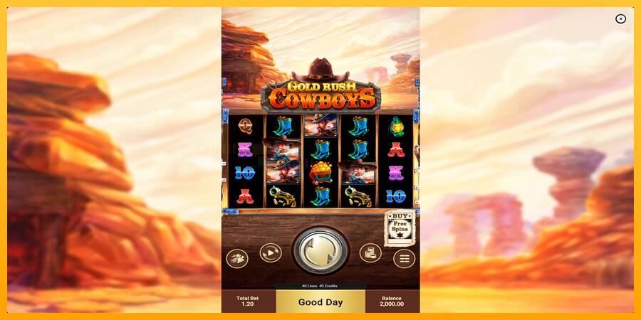 Gold Rush Cowboys игрална машина за пари, снимка 1