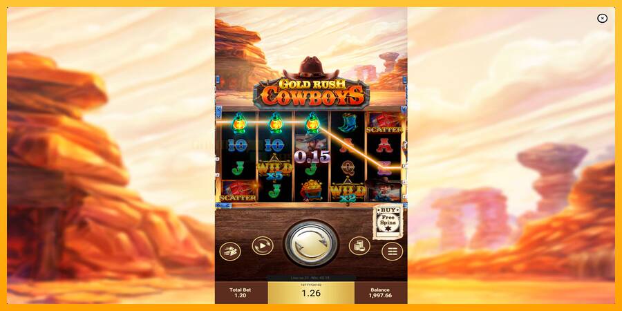 Gold Rush Cowboys игрална машина за пари, снимка 2