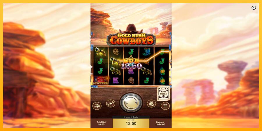 Gold Rush Cowboys игрална машина за пари, снимка 3