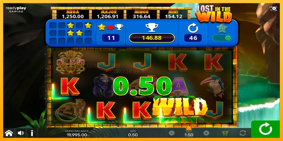 Lost in the Wild with Reel Bingo игрална машина за пари, снимка 3