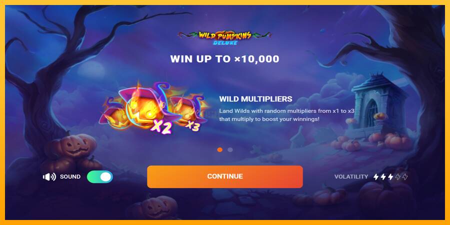 Wild Pumpkins Deluxe игрална машина за пари, снимка 1