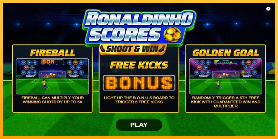 Ronaldinho Scores Shoot & Win игрална машина за пари, снимка 1