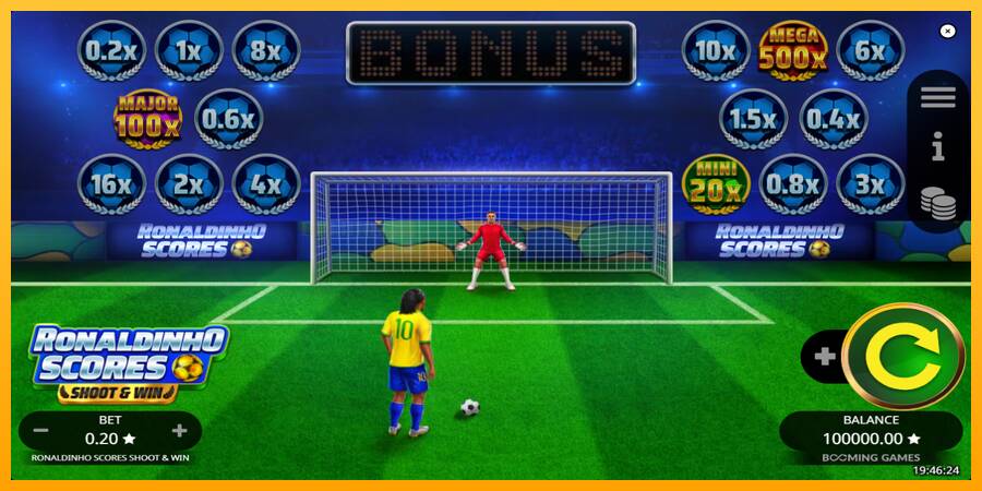 Ronaldinho Scores Shoot & Win игрална машина за пари, снимка 2