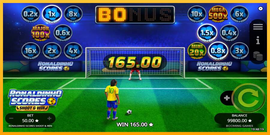 Ronaldinho Scores Shoot & Win игрална машина за пари, снимка 4