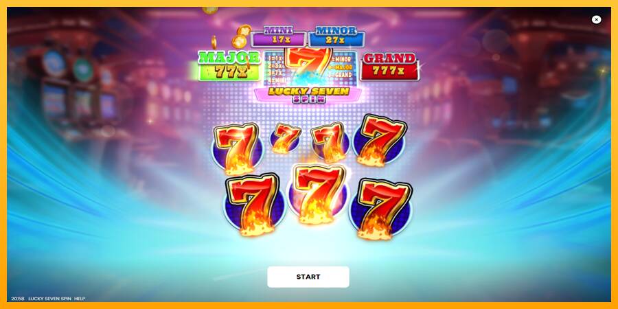 Lucky Seven Spin игрална машина за пари, снимка 1