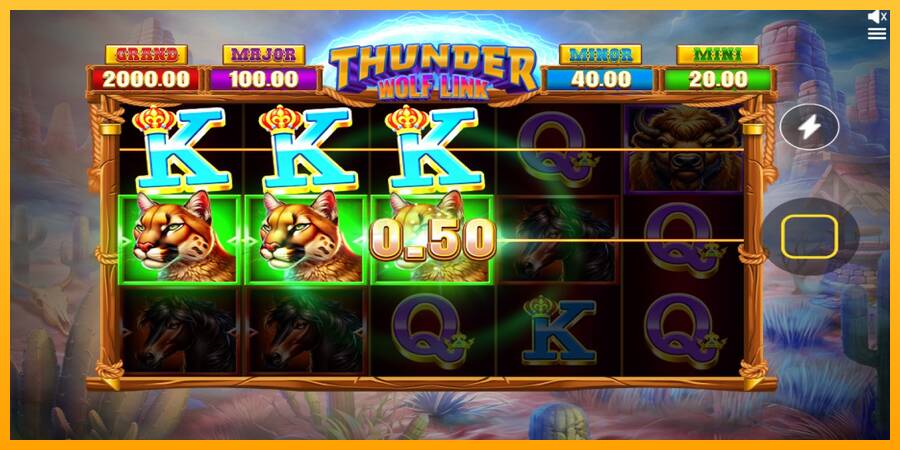 Thunder Wolf Link игрална машина за пари, снимка 2