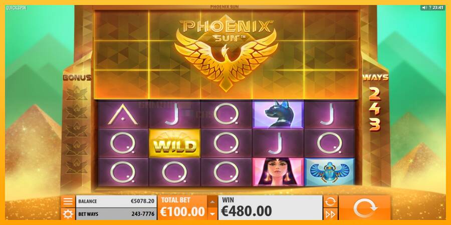 Phoenix Sun игрална машина за пари, снимка 1