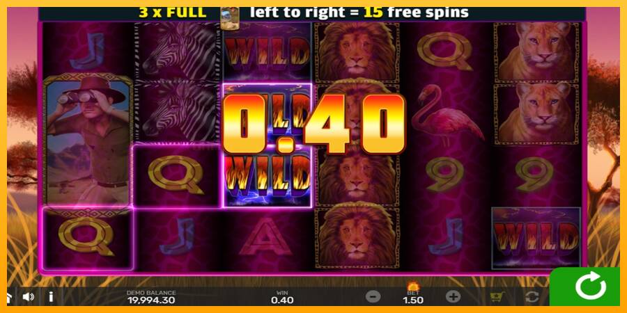 Wild Lion with Reel Bingo игрална машина за пари, снимка 3