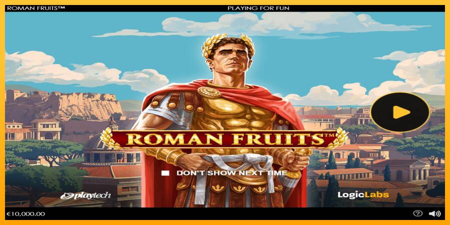 Roman Fruits игрална машина за пари, снимка 1