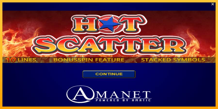 Hot Scatter игрална машина за пари, снимка 1