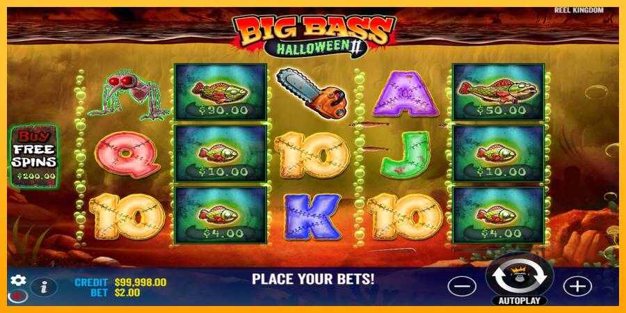 Big Bass Halloween II игрална машина за пари, снимка 2