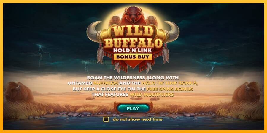 Wild Buffalo Hold N Link Bonus Buy игрална машина за пари, снимка 1