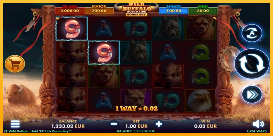 Wild Buffalo Hold N Link Bonus Buy игрална машина за пари, снимка 3