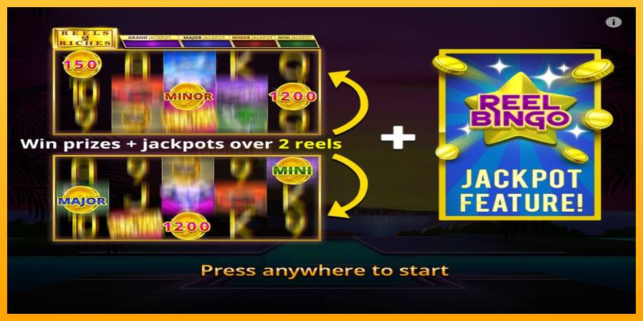 Reels 2 Riches with Reel Bingo игрална машина за пари, снимка 1