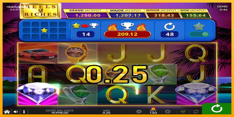 Reels 2 Riches with Reel Bingo игрална машина за пари, снимка 2