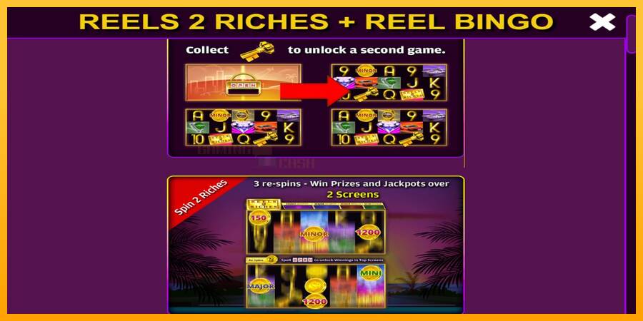 Reels 2 Riches with Reel Bingo игрална машина за пари, снимка 4