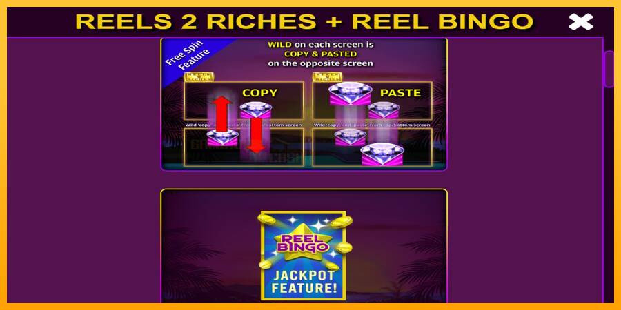 Reels 2 Riches with Reel Bingo игрална машина за пари, снимка 5