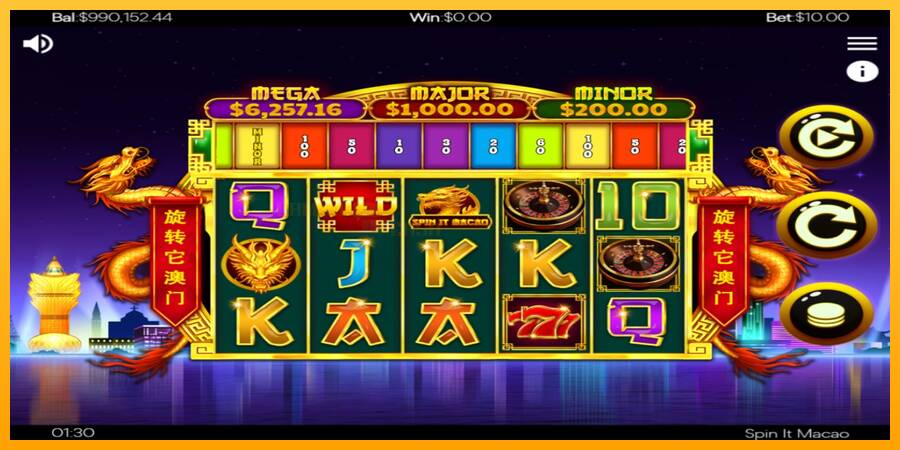 Spin It Macao игрална машина за пари, снимка 2