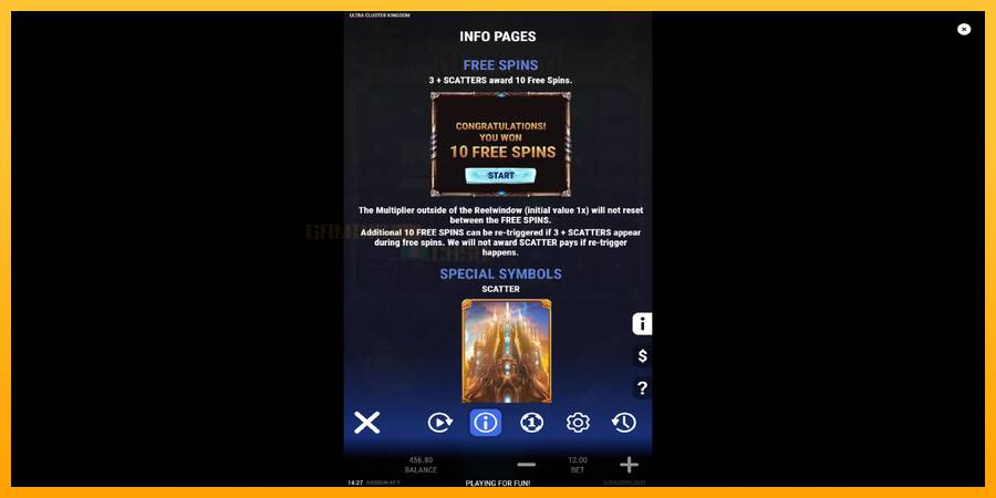 Ultra Cluster Kingdom игрална машина за пари, снимка 5