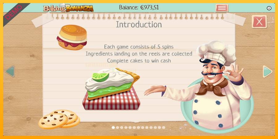 Baking Bonanza игрална машина за пари, снимка 5