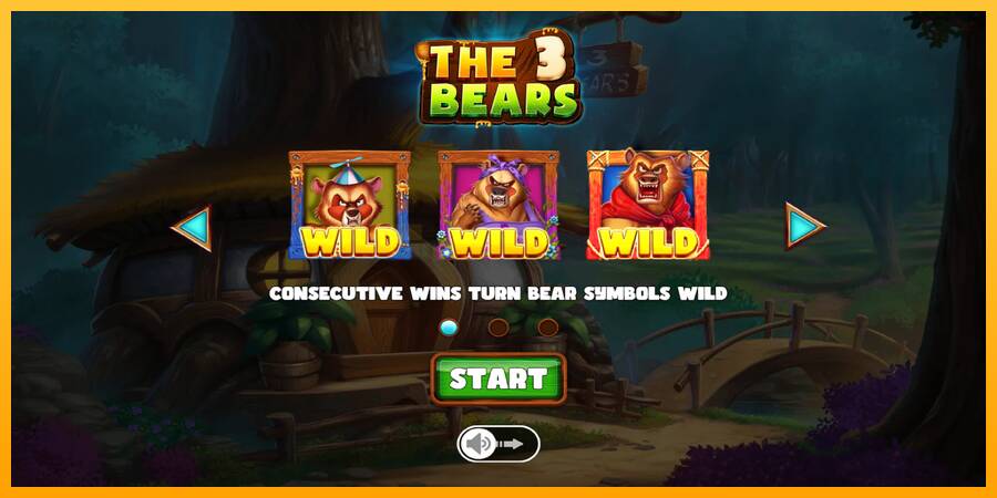 The 3 Bears игрална машина за пари, снимка 1