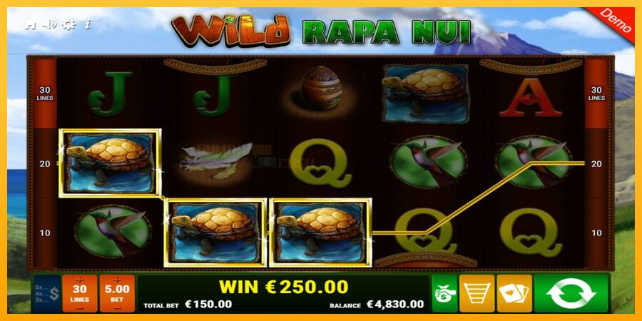 Wild Rapa Nui игрална машина за пари, снимка 2