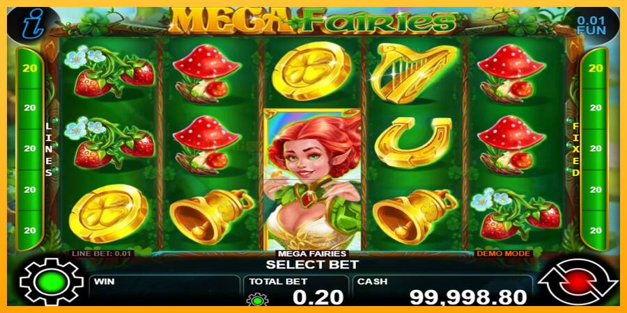 Mega Fairies игрална машина за пари, снимка 2