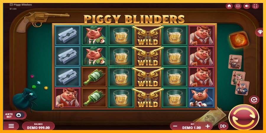 Piggy Blinders игрална машина за пари, снимка 2