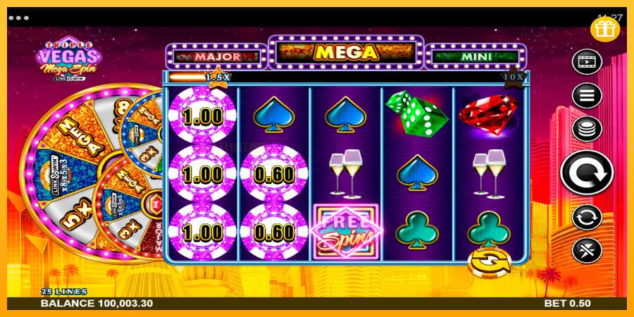 Triple Vegas Mega Spin игрална машина за пари, снимка 3