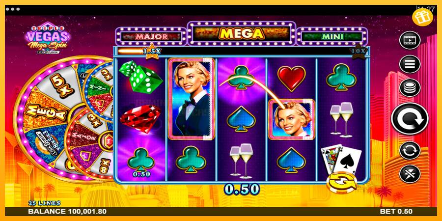 Triple Vegas Mega Spin игрална машина за пари, снимка 4